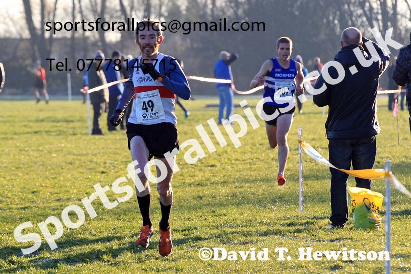Senior mens 2022 North Eastern Cross Country Champs., Temple Park, South Shields.  Photo: David T. Hewitson/Sports for All Pics